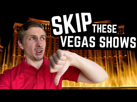 5 LAS VEGAS SHOWS that are a WASTE OF MONEY