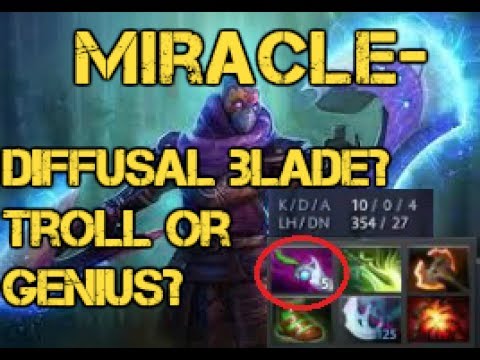 Miracle- [Antimage]Diffusal Blade?Troll OR Genius? Dota 2 Ranked Gameplay