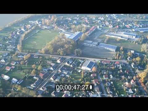 Dorf - Ansicht in Trinwillershagen im Bundesland Mecklenburg-Vorpommern, Deutschland