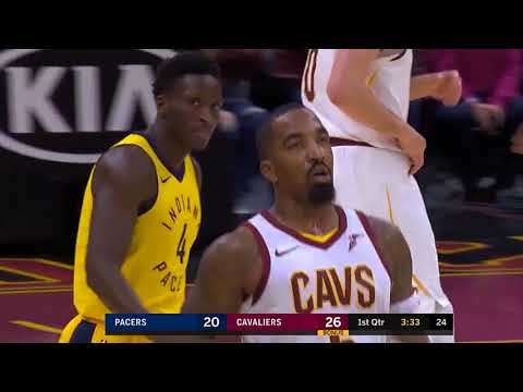 Jr. Smith hits 6 three pointers in first half vs Indiana!