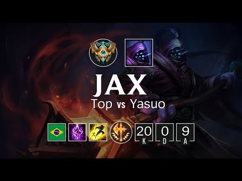 Jax Top vs Yasuo - BR Challenger Patch 8.10