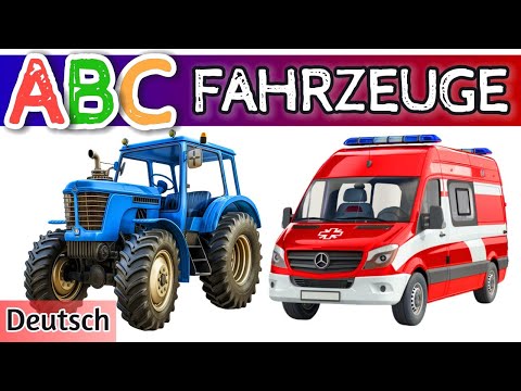 ABC Fahrzeuge für Kinder: 🚗 Lerne das Alphabet mit coolen Fahrzeugen! 🚁🚀
