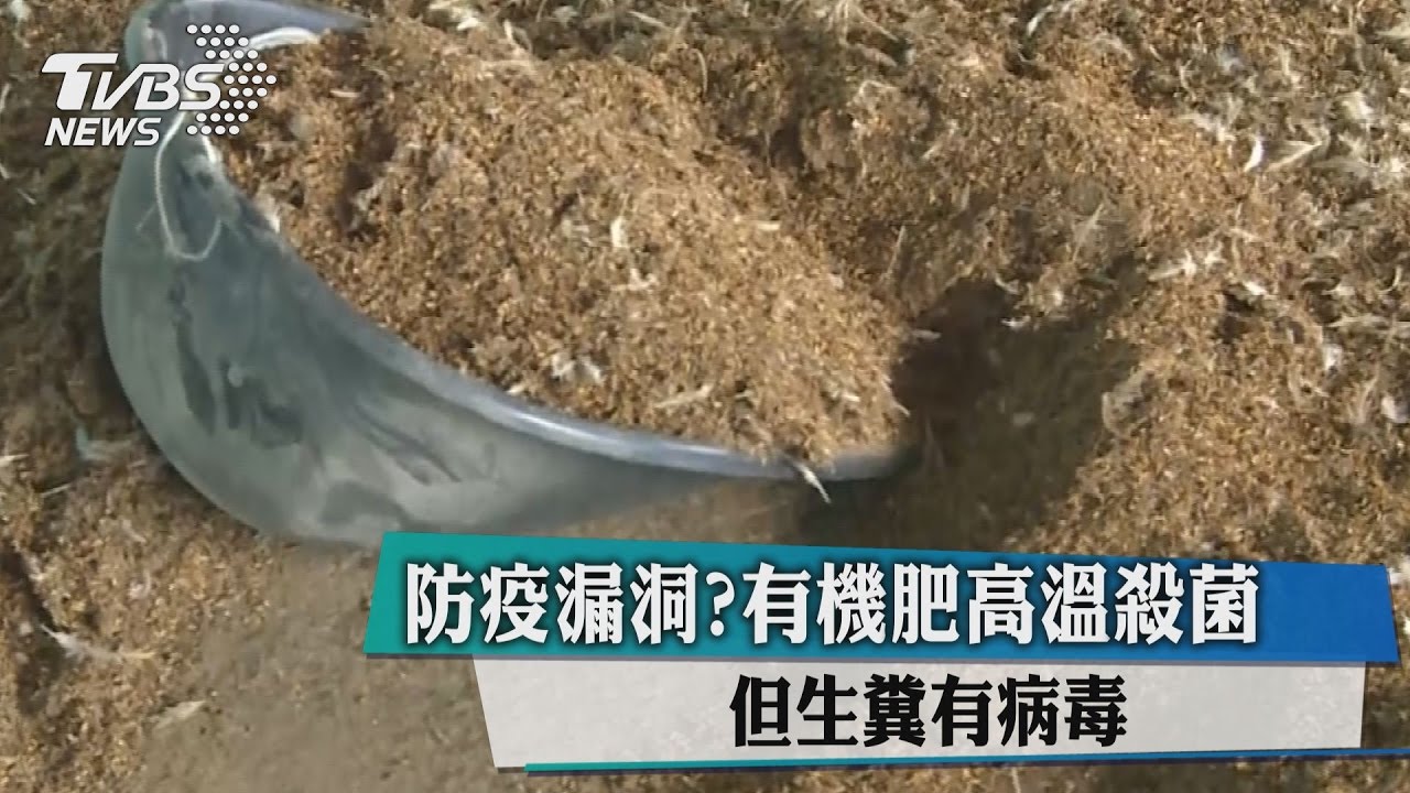防疫漏洞?有機肥高溫殺菌 但生糞有病毒