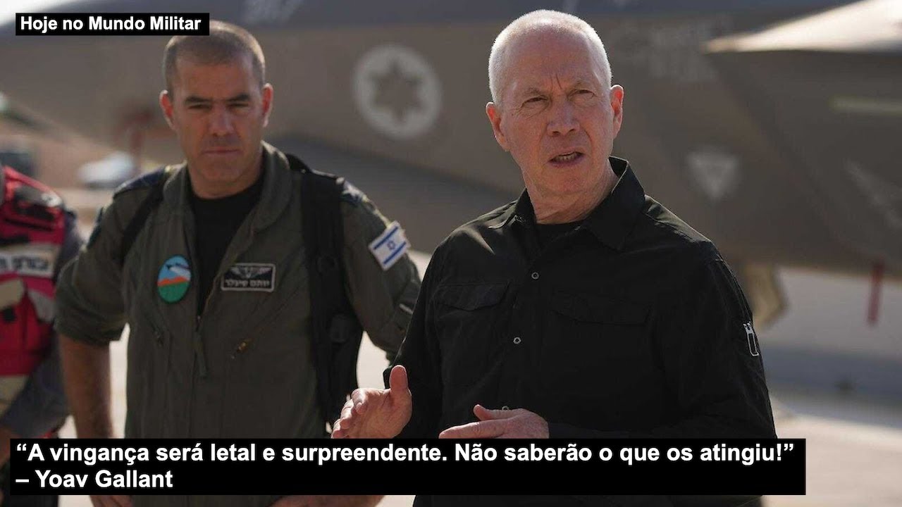 “A vingança israelense será letal e surpreendente. Não saberão o que os atingiu!” – Yoav Gallant
