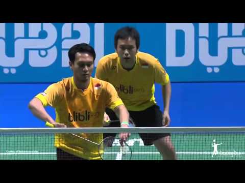Dubai World Superseries Finals 2015 - Mens Doubles Final - Ahsan/Setiawan Vs Chai/Hong