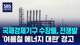 국제경제기구 수장들, 전쟁발 '여름철 에너지 대란' 경고 / SBS