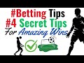 4 Secret Soccer Betting Tips To Make Amazing Winning