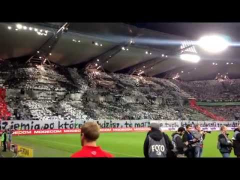 Oprawa przed meczem Legia-Lech