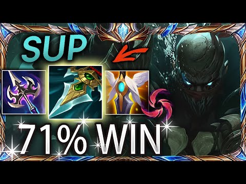 71%WIN!! Challenger Pyke SUP vs Thresh - Patch 11.11