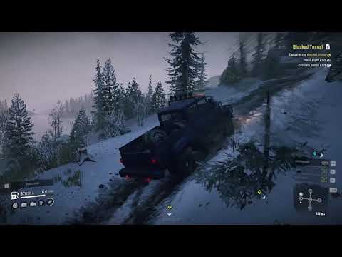 SnowRunner Exploring White Valley in Alaska