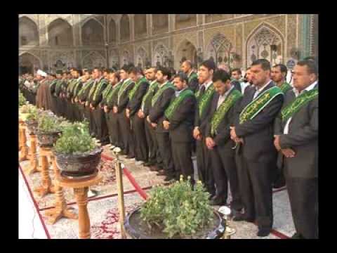 ⁣زيارة أمين الله لمنتسبي العتبة العلوية المقدسة :: 2 4 2013 :: الشيخ شبر معلة