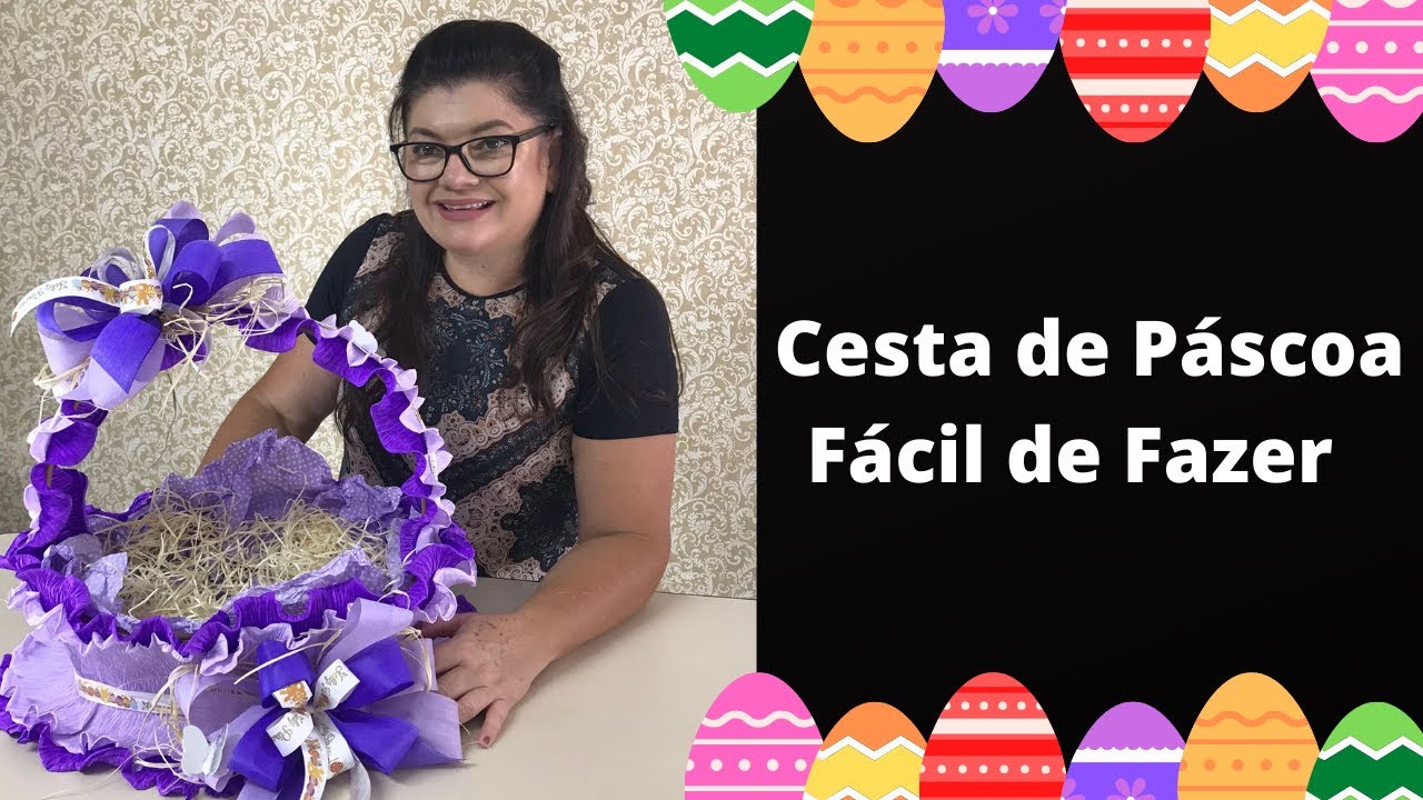 Watch Now Cesta de Páscoa Fácil de Fazer Cesta de Páscoa Fácil de Fazer