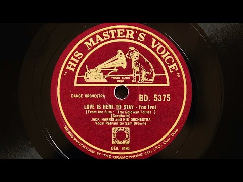 Jack Harris and His Orchestra - Love is Here to Stay (1938)