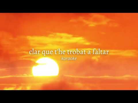 clar que t'he trobat a faltar (èpic solete) - the tyets feat. julieta // karaoke instrumental