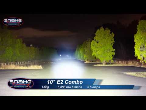 Rigid industries 10" E2 Series LED Combo - Snake Racing