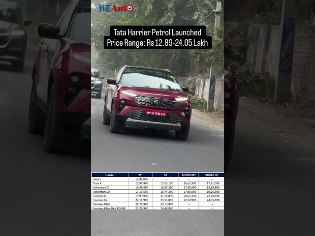 Tata Harrier Petrol Launched In India