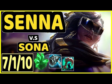 AFM (SENNA) vs SONA - 7/1/10 KDA BOTTOM SUPPORT GAMEPLAY - EUW Ranked GRANDMASTER