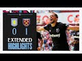 Extended Highlights | Hammers First Win Of The Season | Aston Villa 0-1 West Ham | Premier League