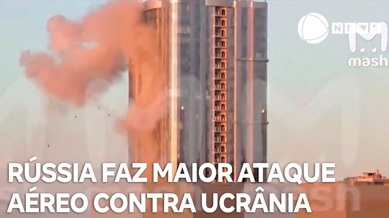 Rússia faz maior ataque aéreo desde o início da guerra contra a Ucrânia