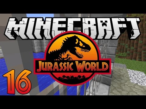 Minecraft: Jurassic World - Ep. 16 - "Coelacanth and Growth Serum" (Rexxit Modpack)