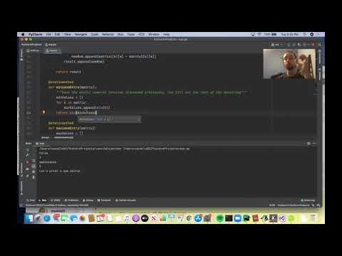 Python Programming Lesson 64 More Techniques For Matrices And The Eval Function