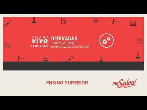 [AO VIVO] Me Salva! Cálculo - Derivadas trigonométricas e regras ninjas de derivação