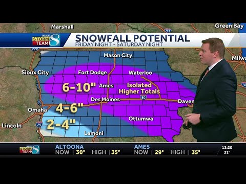 Iowa weather forecast: What to know about winter storm chances after Thanksgiving