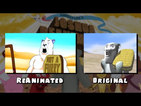 Original VS Reanimated - Joshua and the Promised Land (Side-by-Side Comparison)