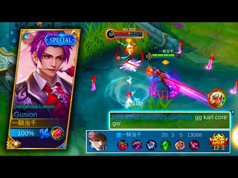 MOST INSANE GUSION OUTPLAY | 1000 IQ + FAST HAND GUSION | Gusion Gameplay | MLBB
