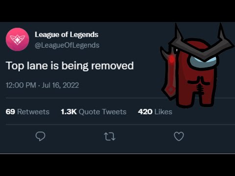 RIOT IS KILLING TOP LANE FINALLY: Riot's controversial upcoming changes