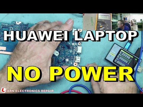 HUAWEI Laptop No Power, Does Not Charge