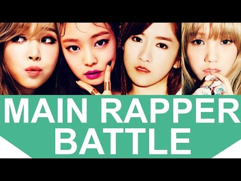 [ MAIN RAPPERS BATTLE ] Mamamoo's Moonbyul VS Black Pink's Jennie VS WJSN´s Exy VS OMG's Mimi