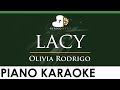 Olivia Rodrigo - lacy - LOWER Key (Piano Karaoke Instrumental)
