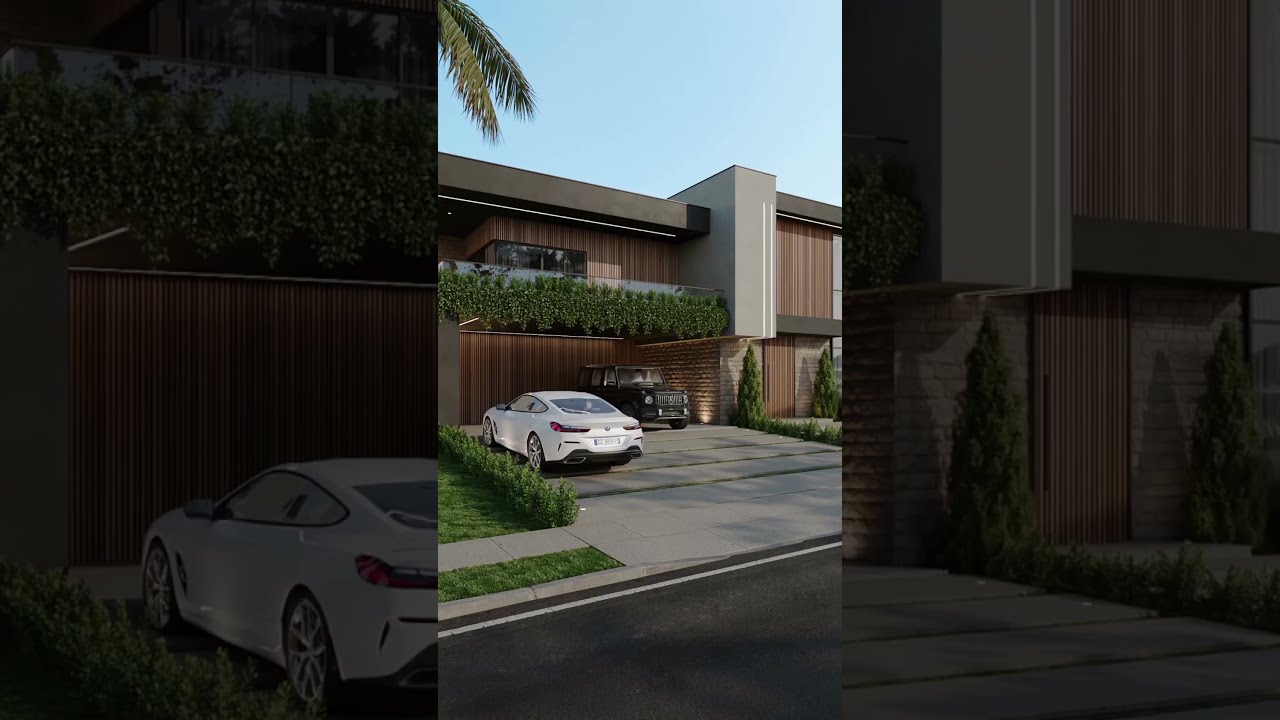 Before / After ??🚀🤍😍#design #architecture #exterior #exteriordesign #exteriorrender #fyp #building