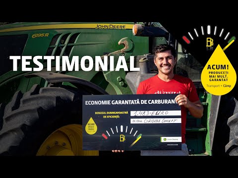 Testimonial Ferma Grigore Concept - Economie garantată de carburant