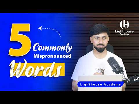 You've Been Pronouncing These 5 Words Wrong!