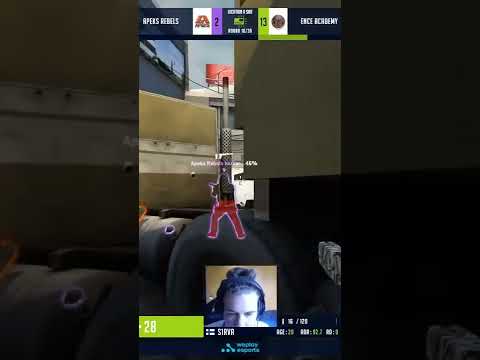 ENCE Academy loses 4vs1 with comms | CS:GO #Shorts