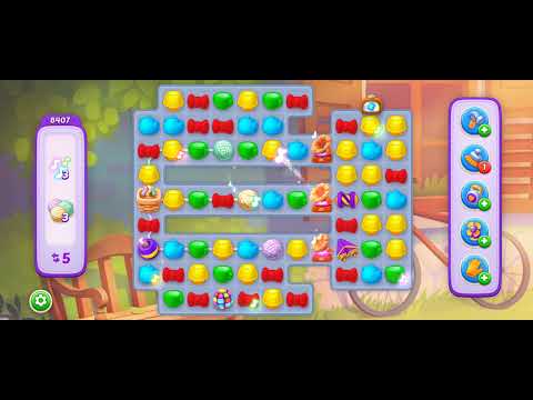 Homescapes ASMR let's play ▶️ game 🎮 hard 🤩 lvl 8407 2nd try to win it Developers gotta be kiddin 😦