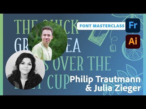 Font Masterclass in Fresco und Illustrator mit Philip Trautmann und Julia Zieger | Adobe Live