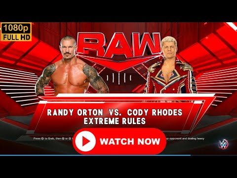 WWE | Extreme Rules | Cody Rhodes VS Randy Orton | Match on Full HD!!!!