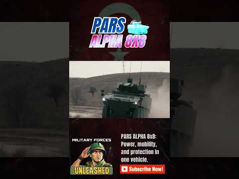 PARS ALPHA 8x8: Power, mobility, and protection in one vehicle.