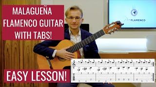 Malagueña - Easy Flamenco Guitar Lesson for Beginners - with Tabs