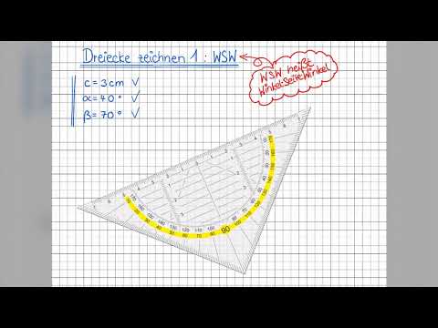 Dreiecke zeichnen WSW