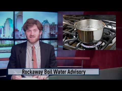 NJ Rockaway Township Residents Under A Boil Water Advisory