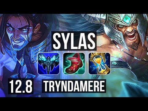 SYLAS vs TRYNDAMERE (MID) | 6 solo kills, Godlike, 300+ games | KR Diamond | 12.8