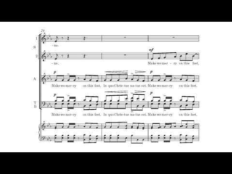 Gareth Treseder's "Blessed be that Maid Marie"