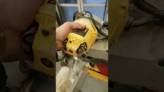 How to replace the bearings on a dewalt dw718 miter saw.