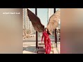 Hot Actress Meera Nandan Dubai Burj Khalifa Flying Eagle