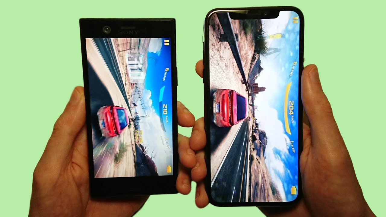 Sony Xperia XZ1 Compact vs iPhone X Speed Test & Camera Comparison!