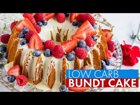 Patriotic LOW CARB Bundt Cake | KETO Election Cake